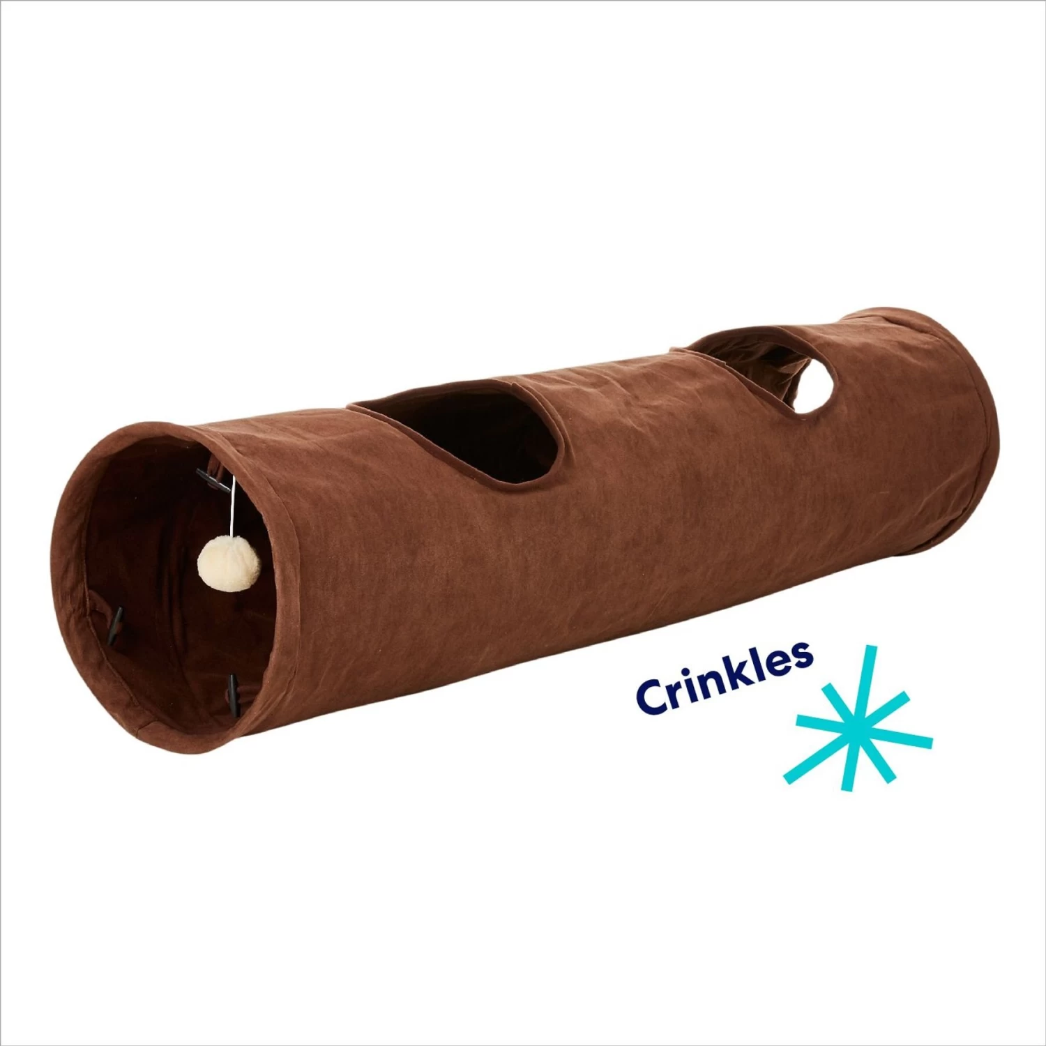 Frisco 47-in Foldable Crinkle Play Tunnel With 2 Windows - Image 3