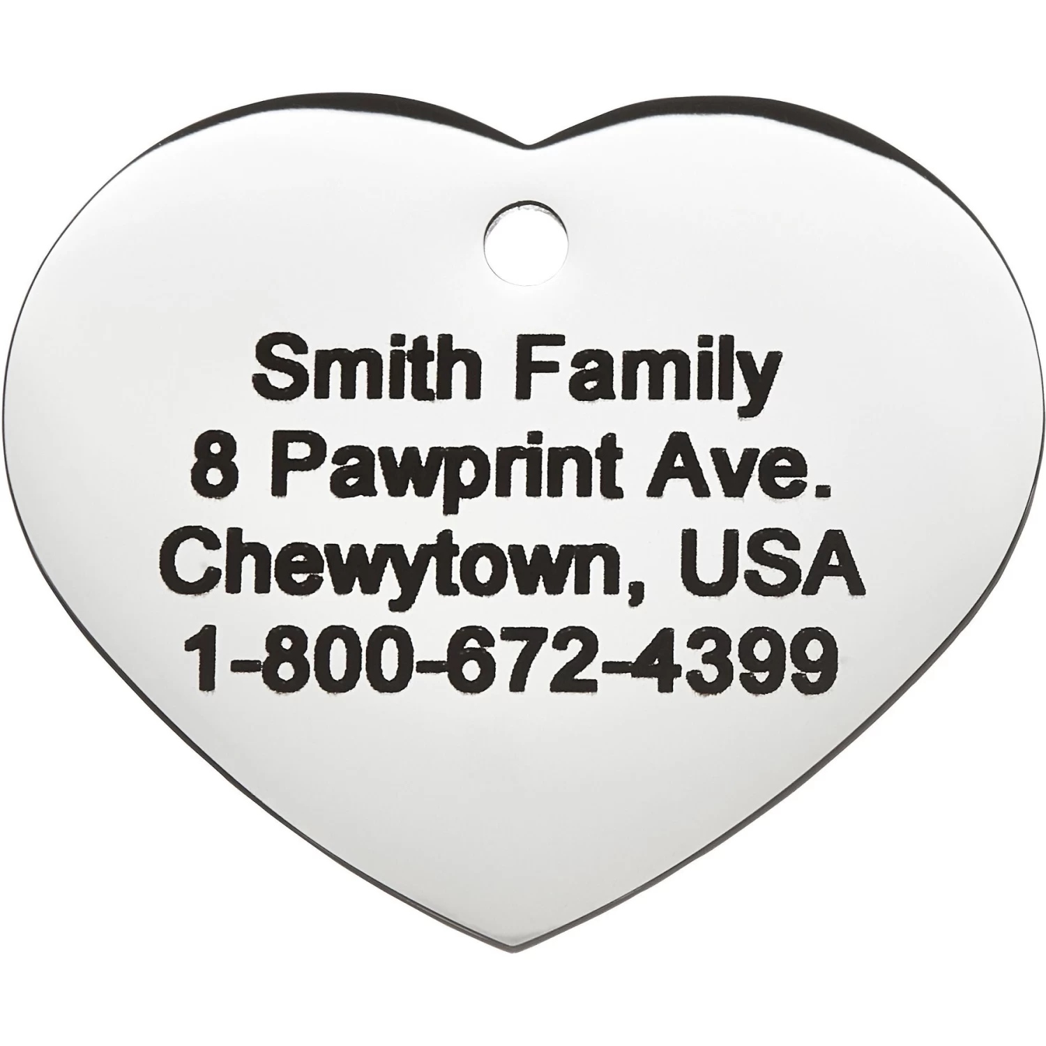 Frisco Personalized Dog & Cat ID Tag, Heart - Image 4