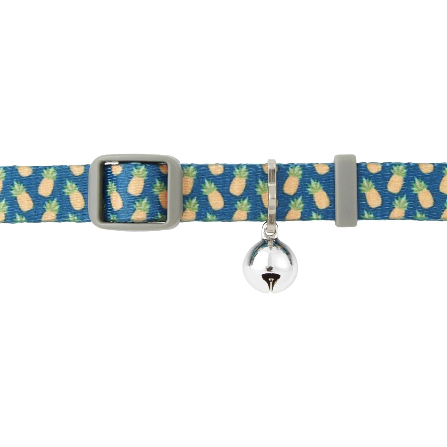 Frisco Pineapple Polyester Breakaway Cat Collar With Bell - Image 3