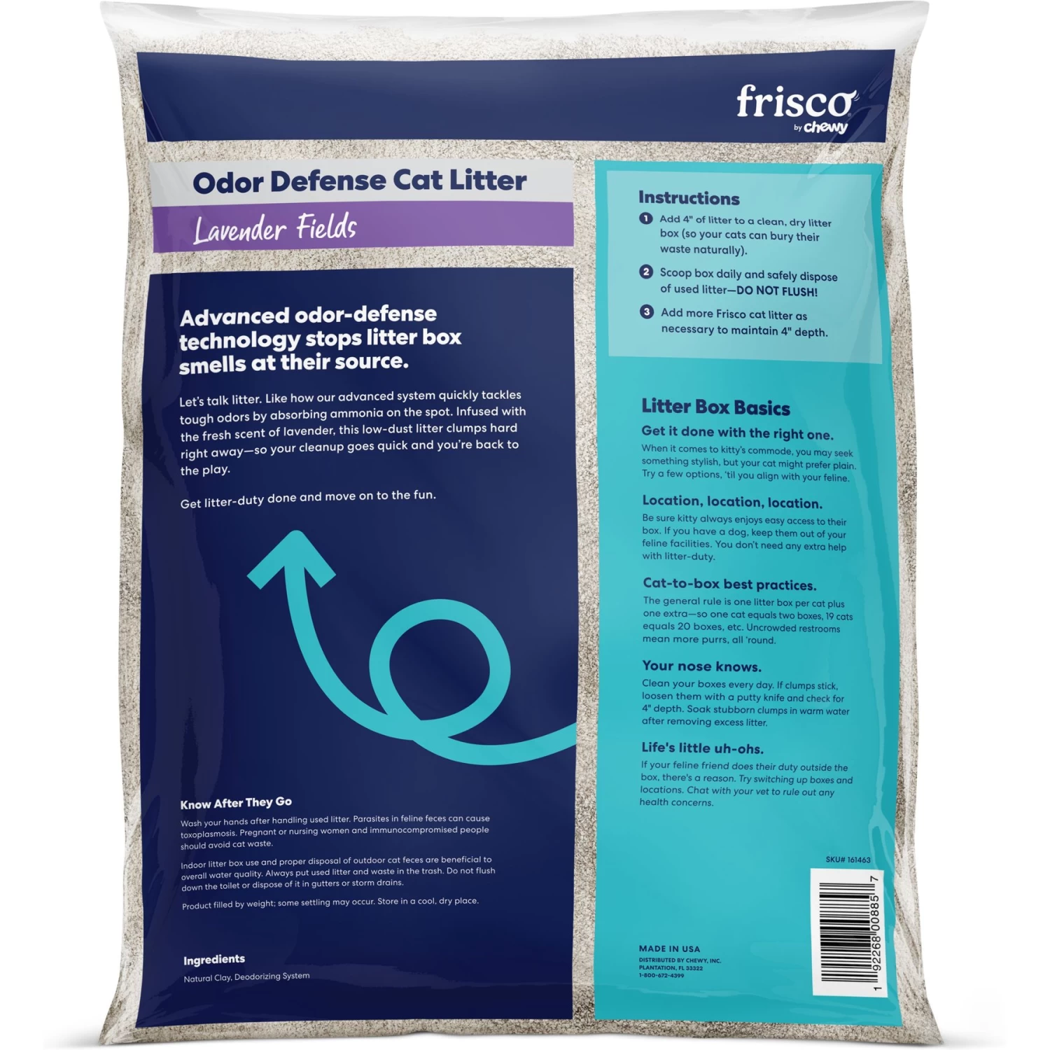Frisco Odor Defense Lavender Fields Scented Clumping Clay Cat Litter - Image 3