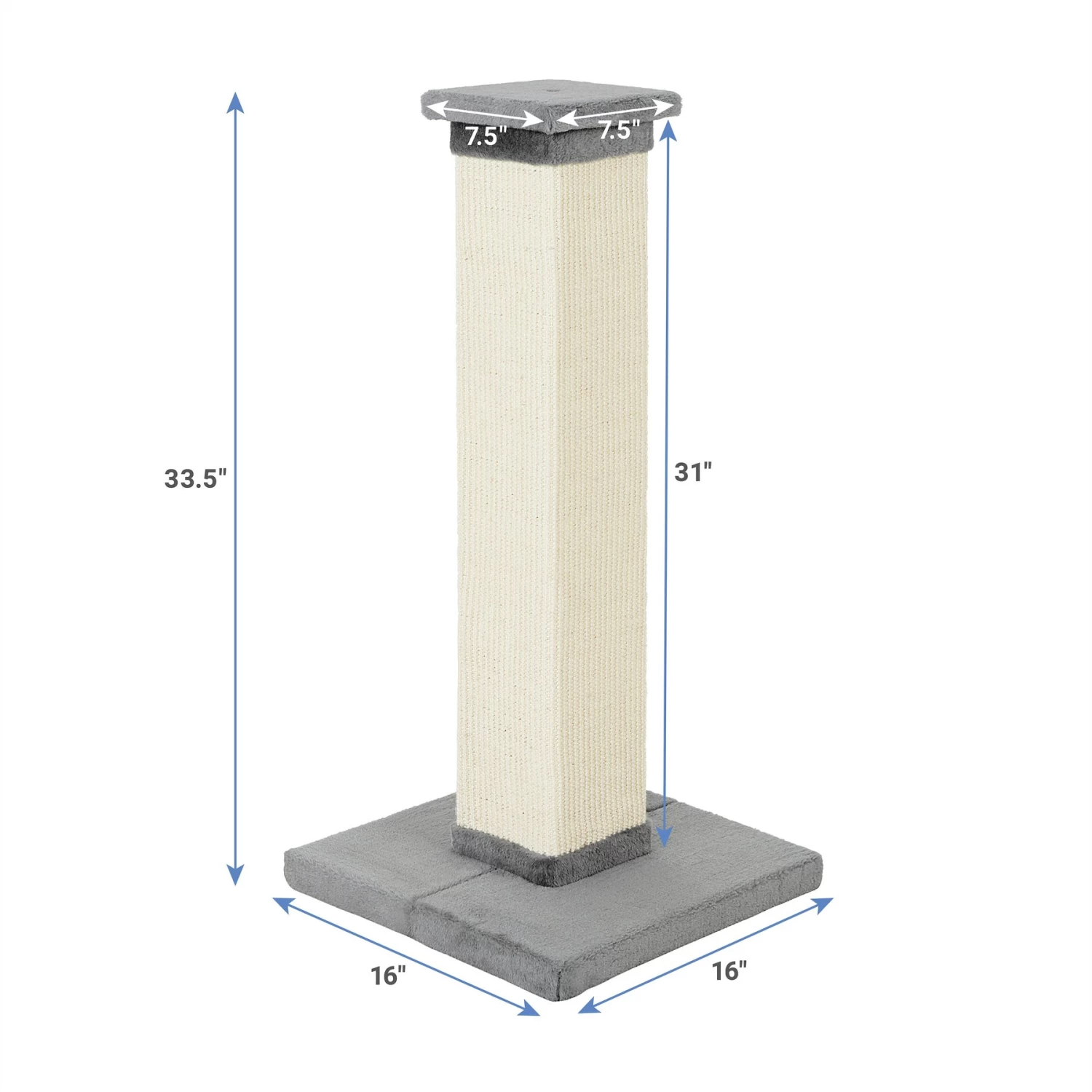 Frisco 33.5-in Sisal Cat Scratching Post - Image 2