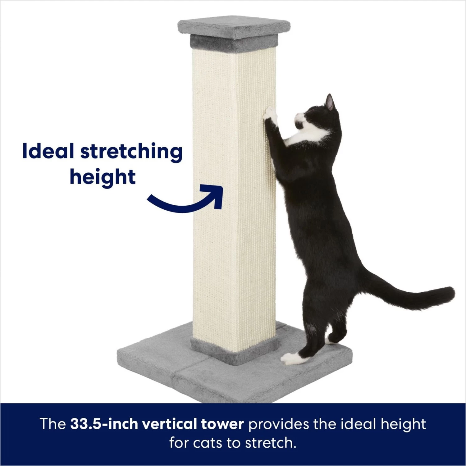 Frisco 33.5-in Sisal Cat Scratching Post - Image 3