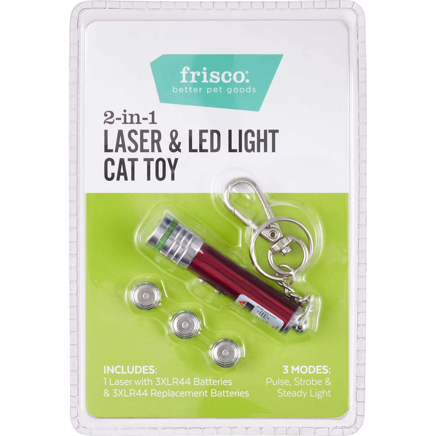 Frisco 2-in-1 Laser & LED Light Laser Cat Toy