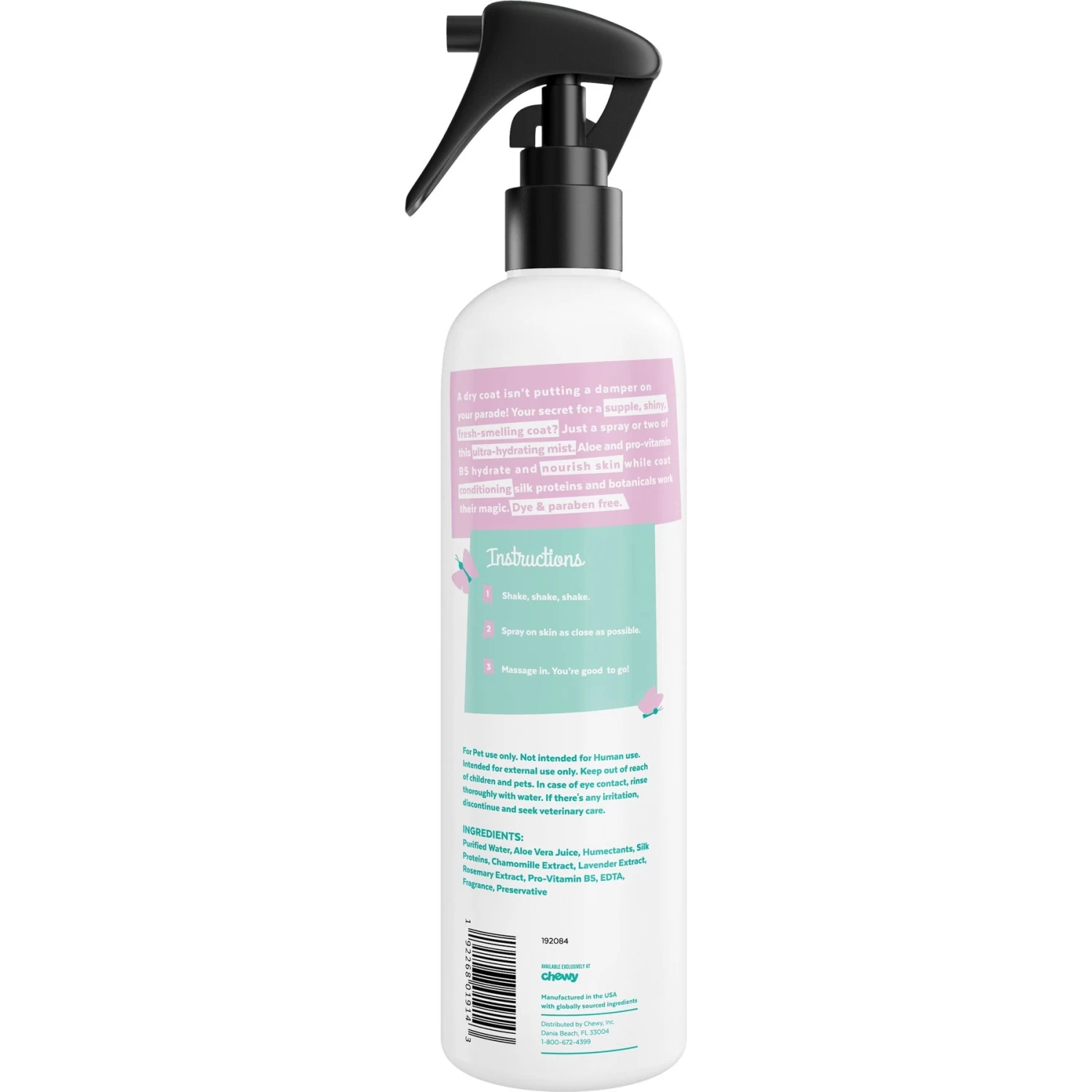 Frisco Aloe Hydrating Dog & Cat Spray, Sweet Nectar Scent - Image 2