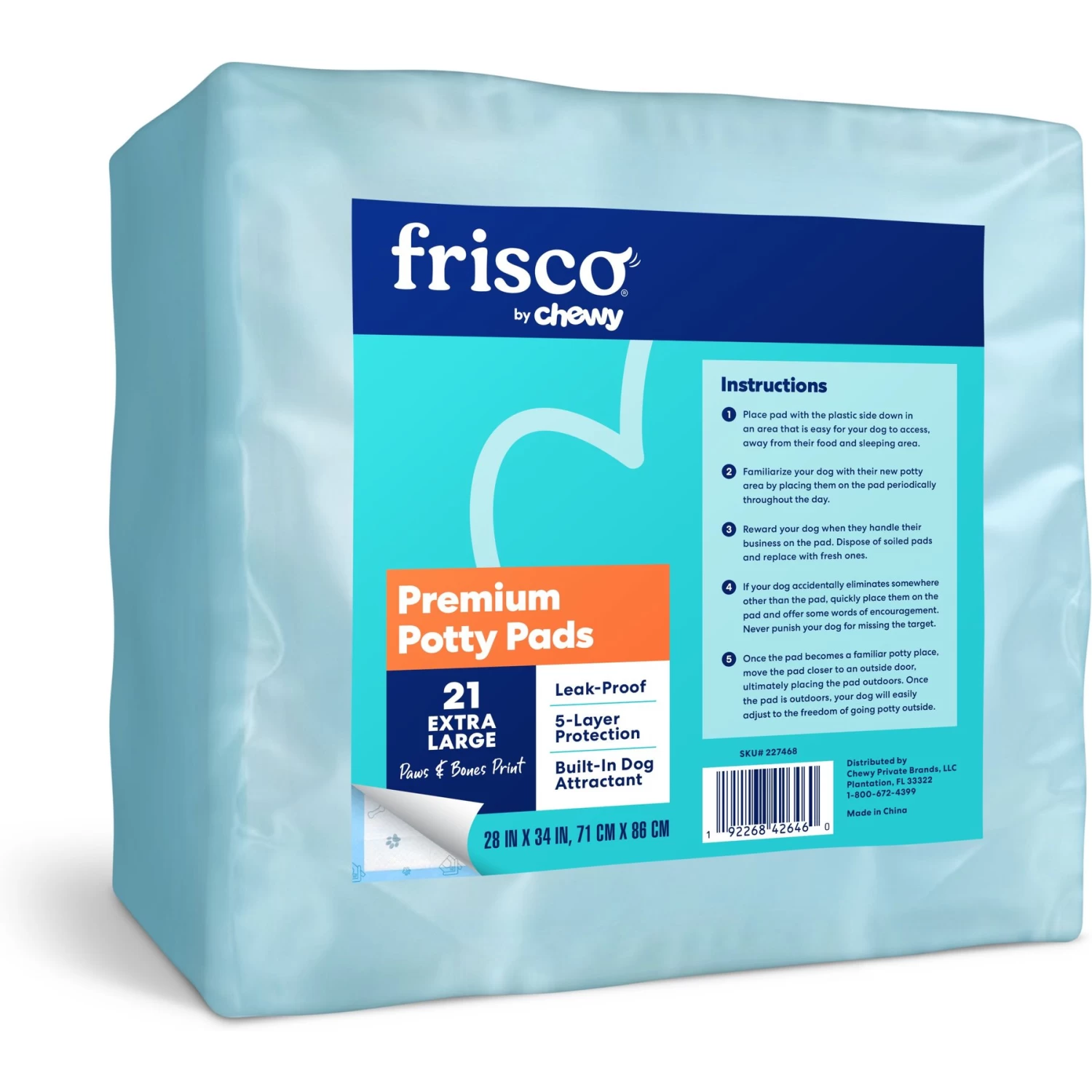 Frisco Premium Extra Large Printed Dog Training & Potty Pads