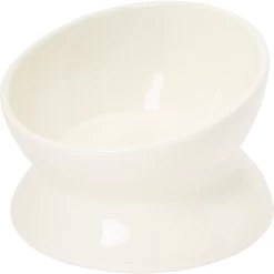 Frisco Double-Sided Ceramic Elevated Cat Bowl