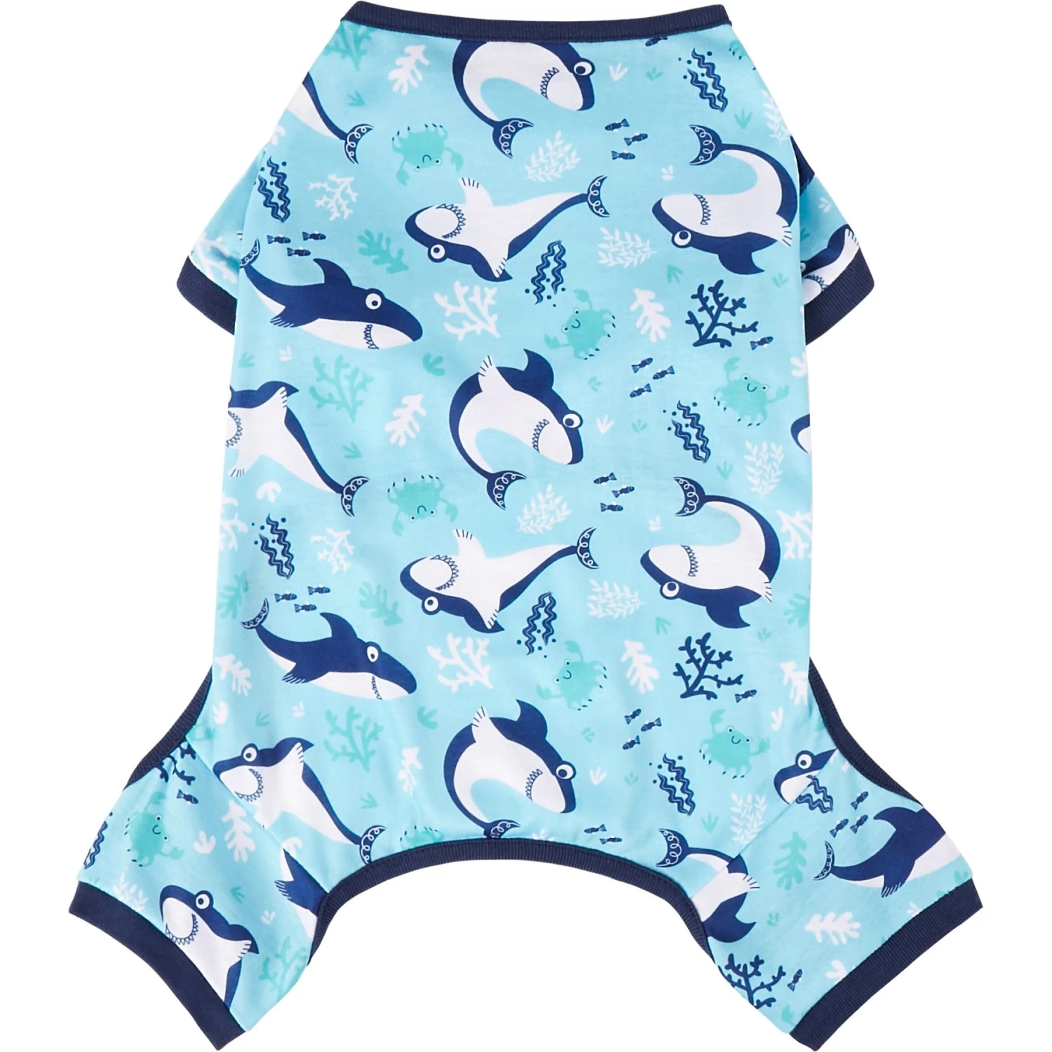 Frisco Happy Shark Dog & Cat Jersey PJs - Image 4
