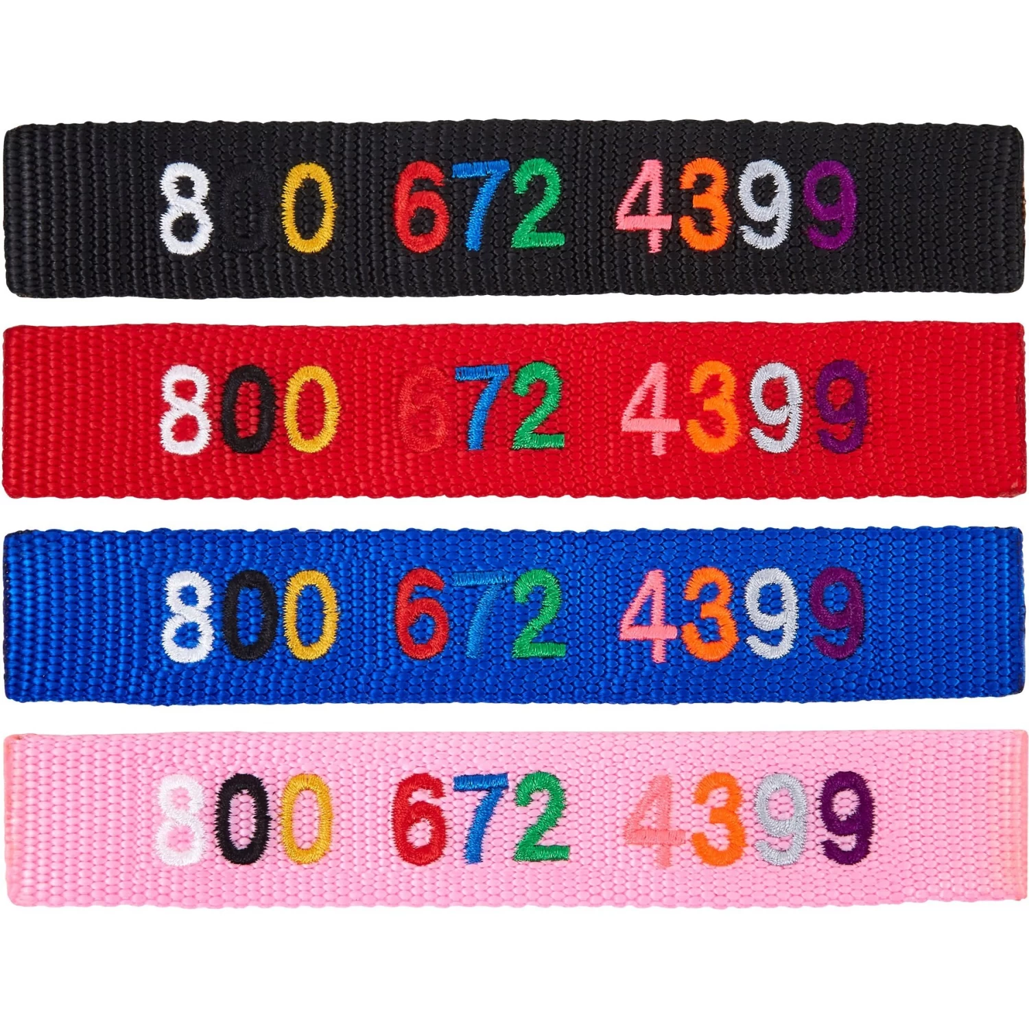 Frisco Solid Nylon Personalized Martingale Dog Collar - Image 3