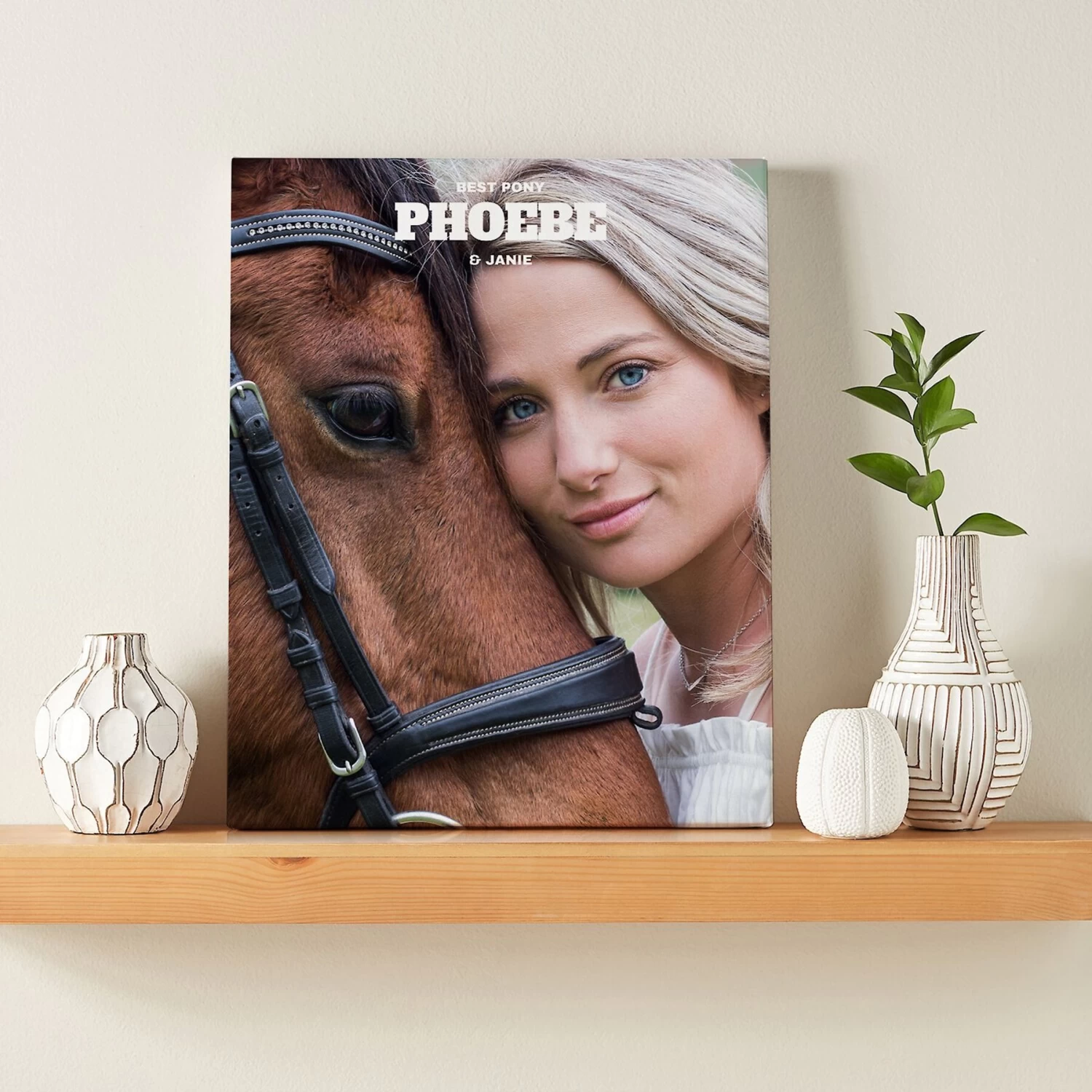 Frisco Personalized Portrait Gallery-Wrapped Canvas, 16" X 20" - Image 4