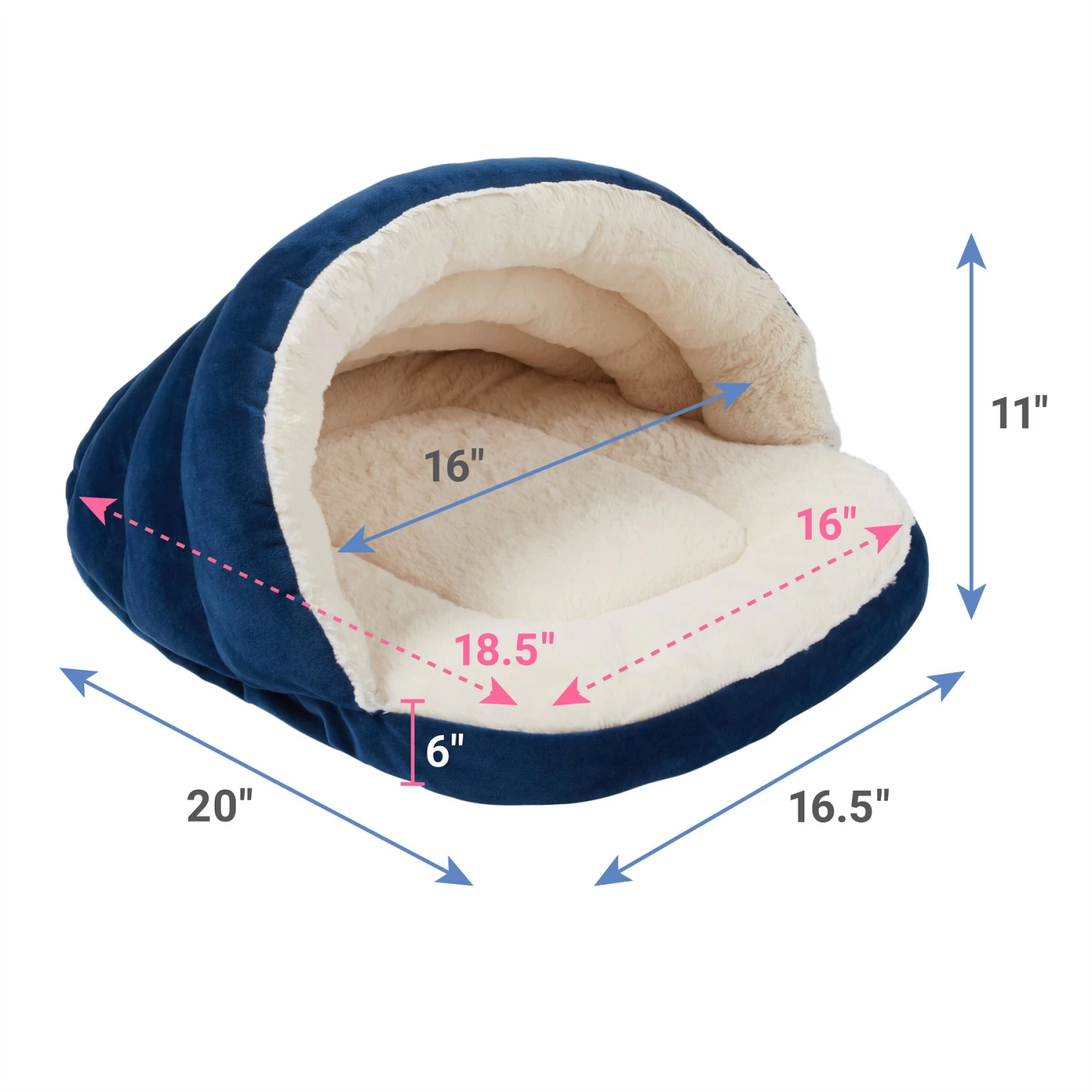 Frisco Slipper Cat & Dog Covered Bed - Image 2