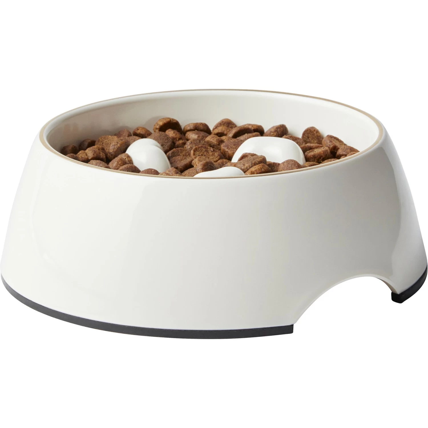 Frisco Melamine Slow Feed Dog & Cat Bowl With Gold Trim - Image 4