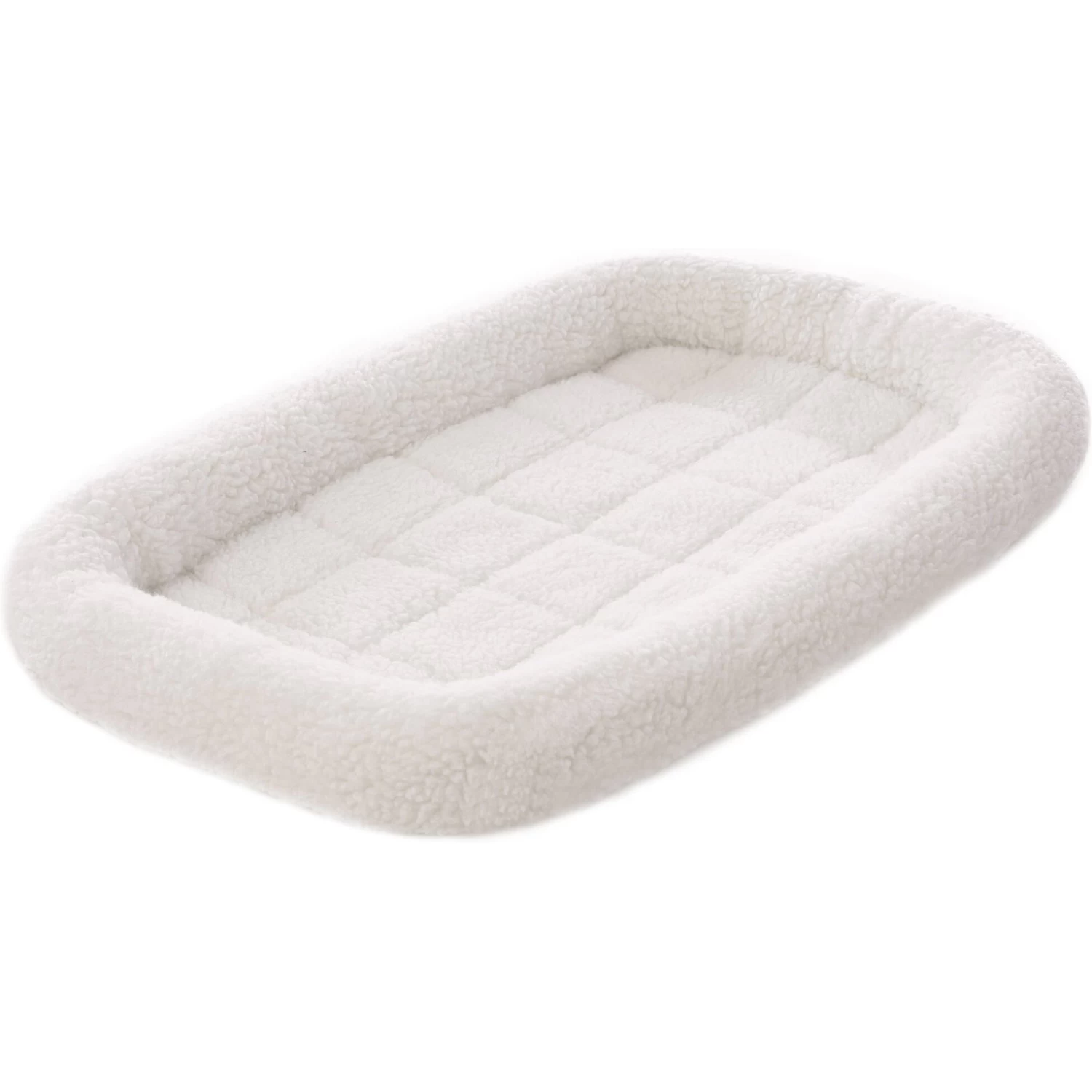 Frisco Heavy Duty Fold & Carry Single Door Collapsible Wire Dog Crate & Frisco Quilted Dog Crate Mat - Image 4