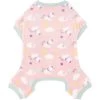 Frisco Dog & Cat Cozy Plush Fleece PJs, Unicorns