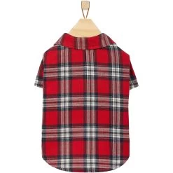 Frisco Red Plaid Dog & Cat Shirt