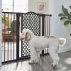 Frisco Metal Pattern Extra Wide Auto-close Dog Gate