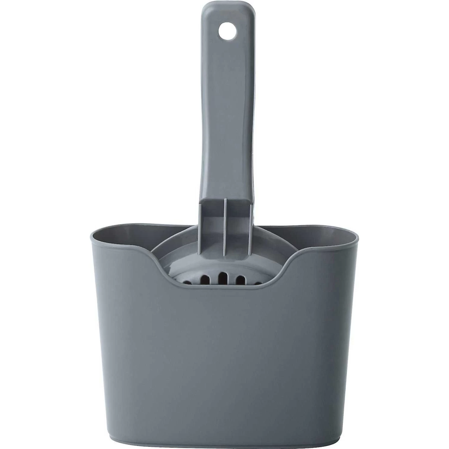 Frisco Plastic Litter Scooper With Caddy & IRIS USA Open Top Litter Box With Scatter Shield - Image 2