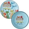 Frisco New York Non-skid Ceramic Cat Dish & Frisco New York Non-skid Ceramic Cat Bowl
