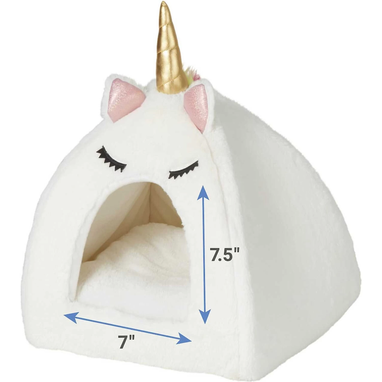 Frisco Novelty Unicorn Covered Cat & Dog Bed & Frisco Cactus Cat Scratching Post - Image 3