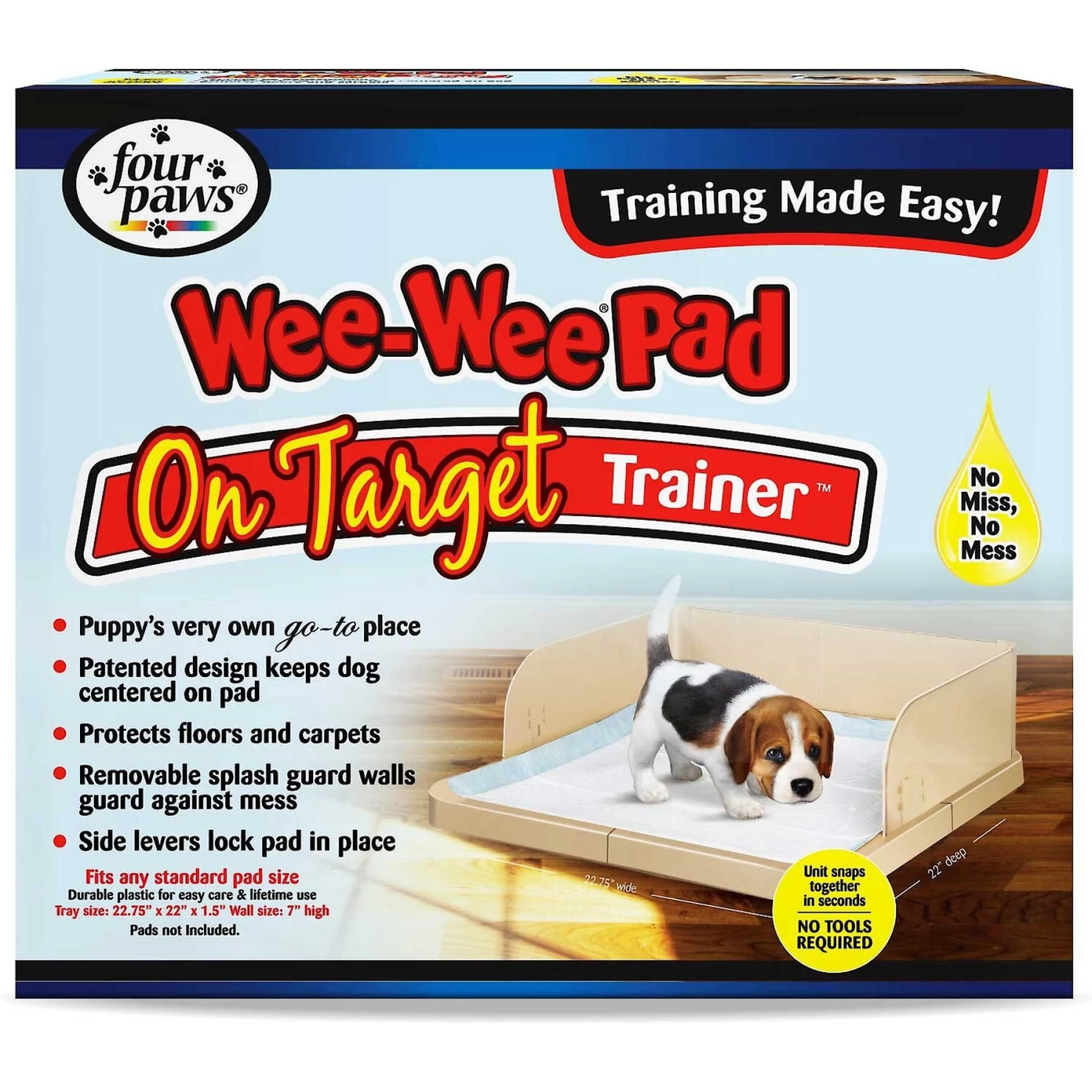 Wee-Wee Pad On Target Trainer & Frisco Premium Dog Training & Potty Pads - Image 2