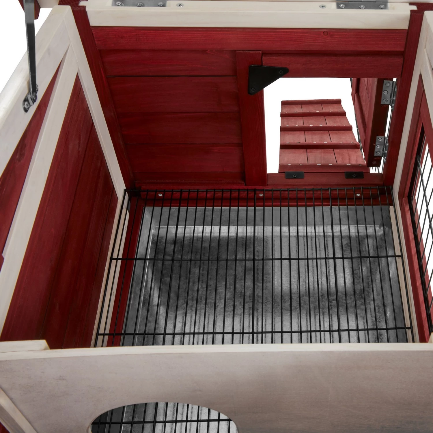 Frisco Wooden Outdoor Rabbit Hutch - Image 5