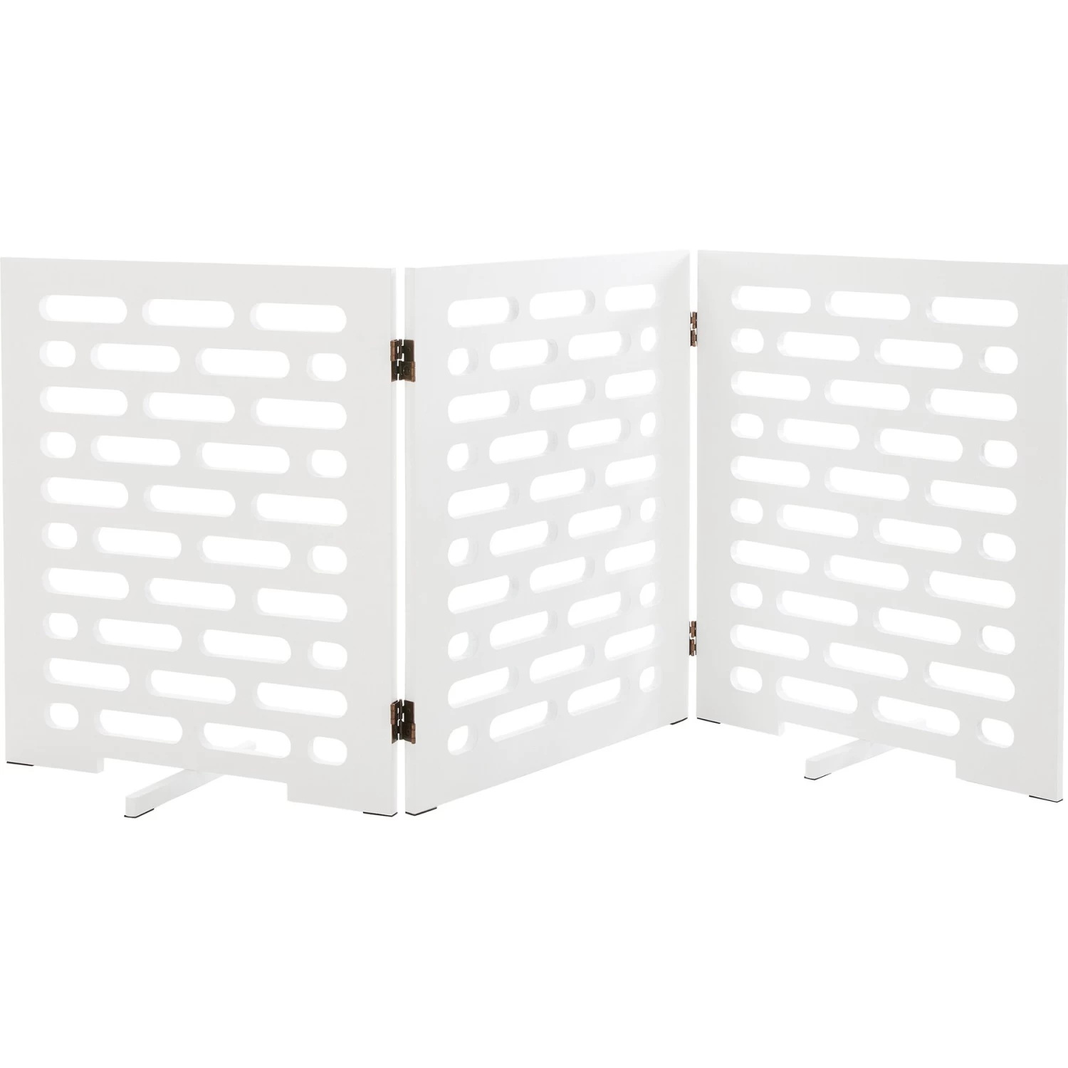 Frisco Deco Horizontal Lines 3-Panel Dog Gate - Image 3