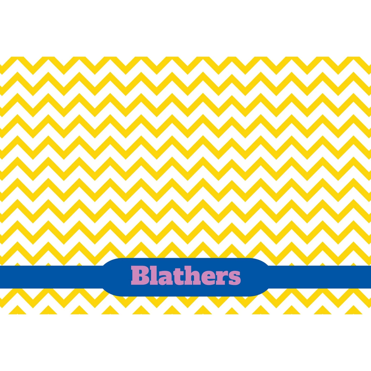 Frisco Personalized Chevron Dog & Cat Placemat - Image 3