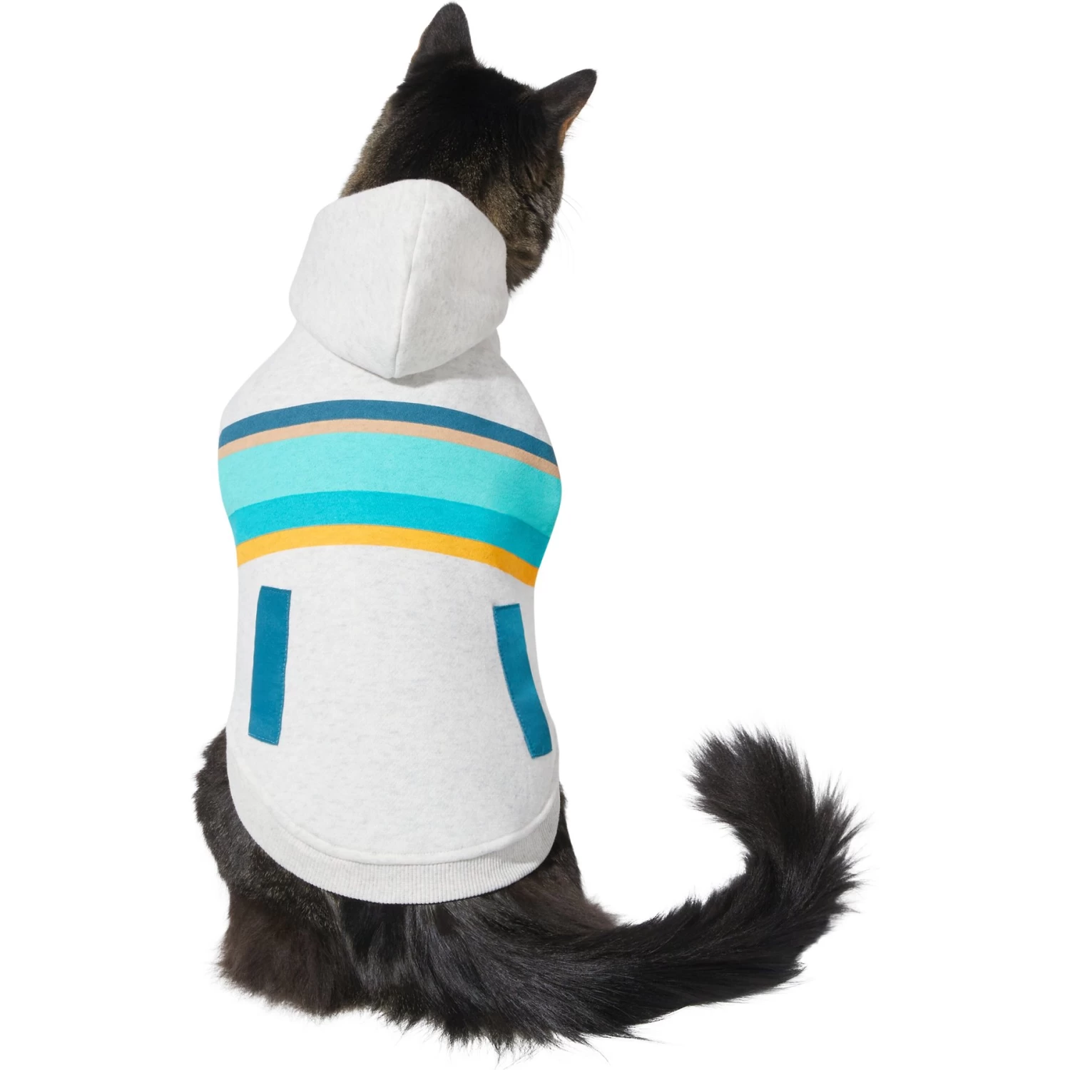 Frisco Striped Dog & Cat Hoodie - Image 3