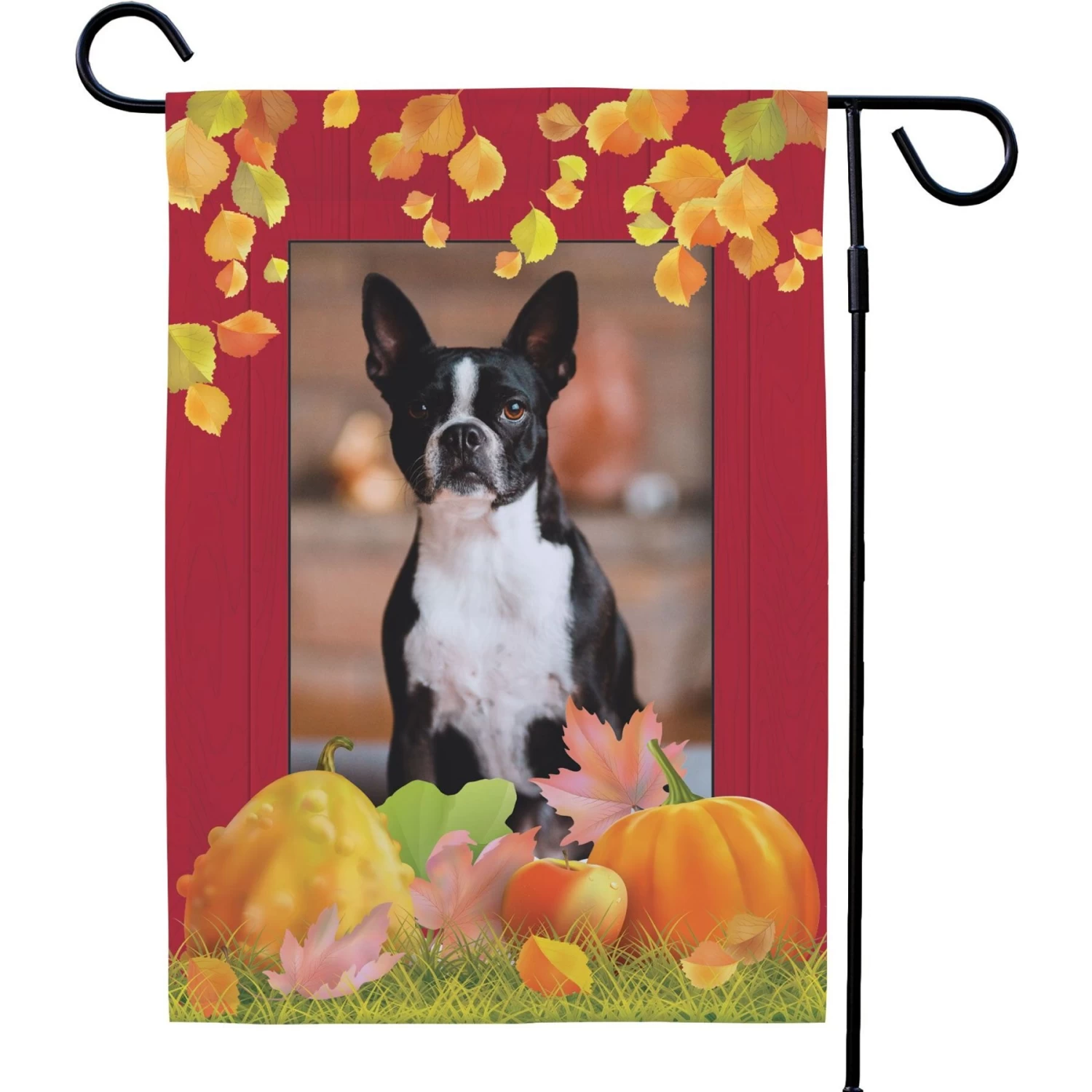 Frisco Personalized Double Sided Printed Fall Garden Flag - Image 4