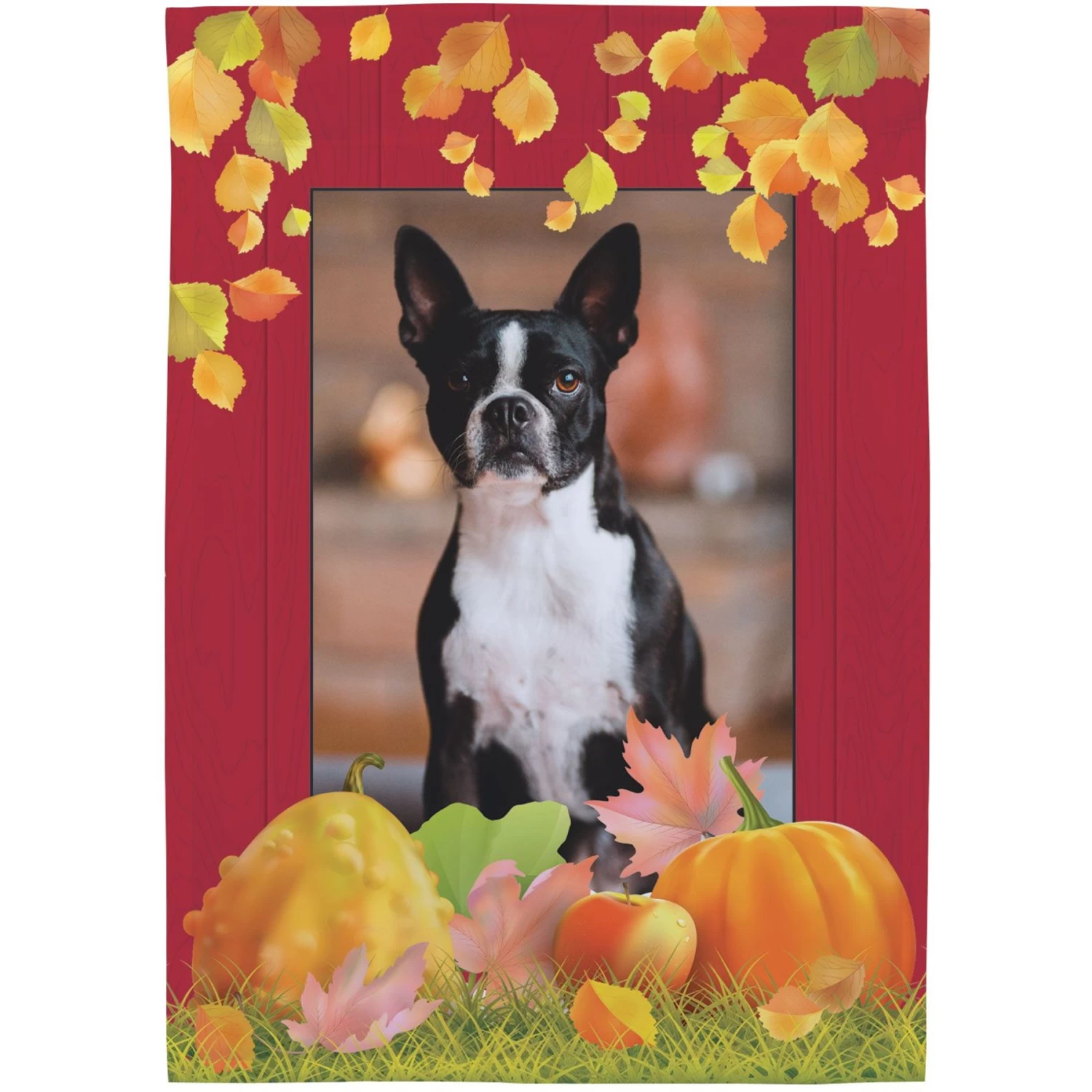 Frisco Personalized Double Sided Printed Fall Garden Flag - Image 6