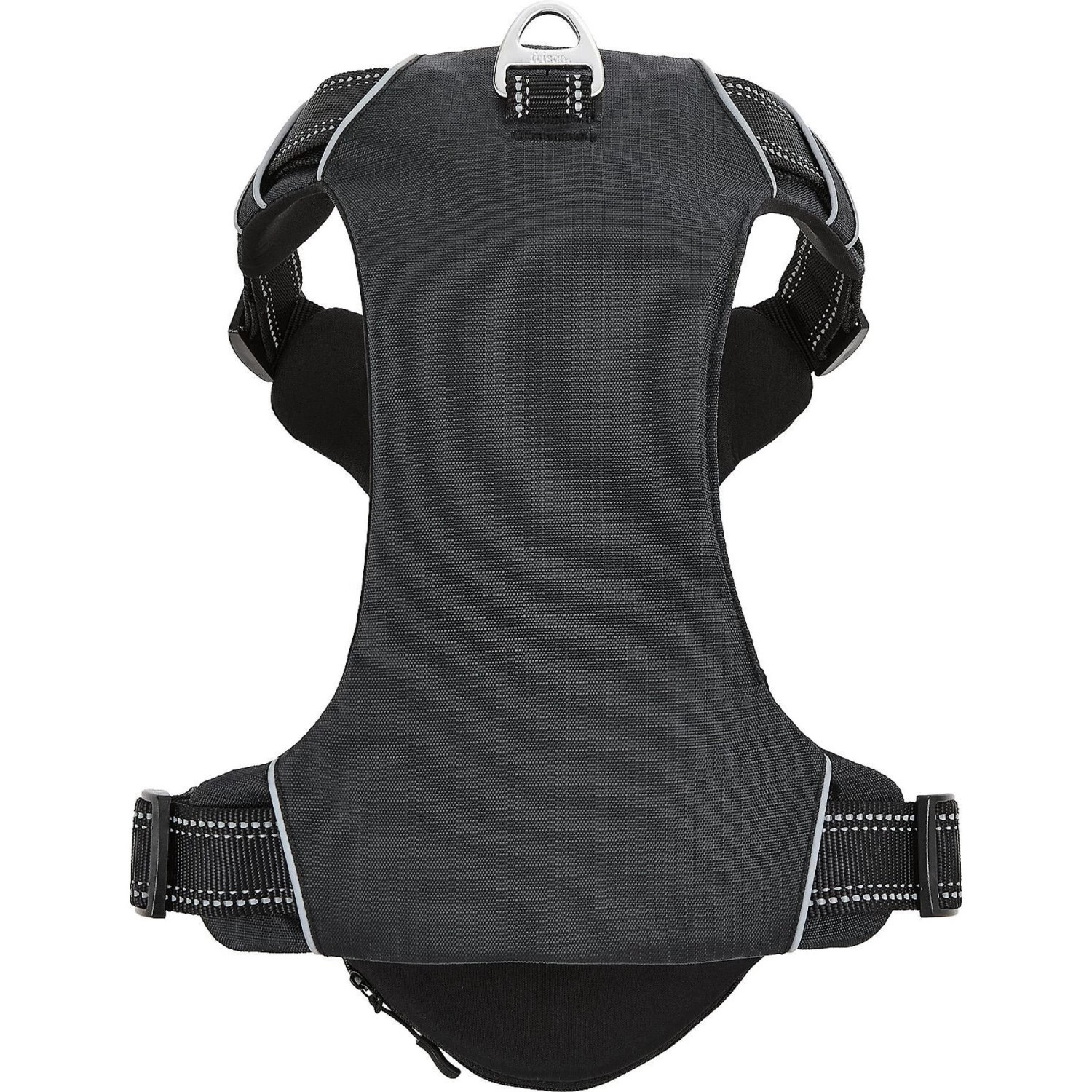 Frisco Outdoor Premium Ripstop Nylon Dog Harness With Pocket & Frisco Outdoor Nylon Reflective Comfort Padded Dog Leash - Image 3