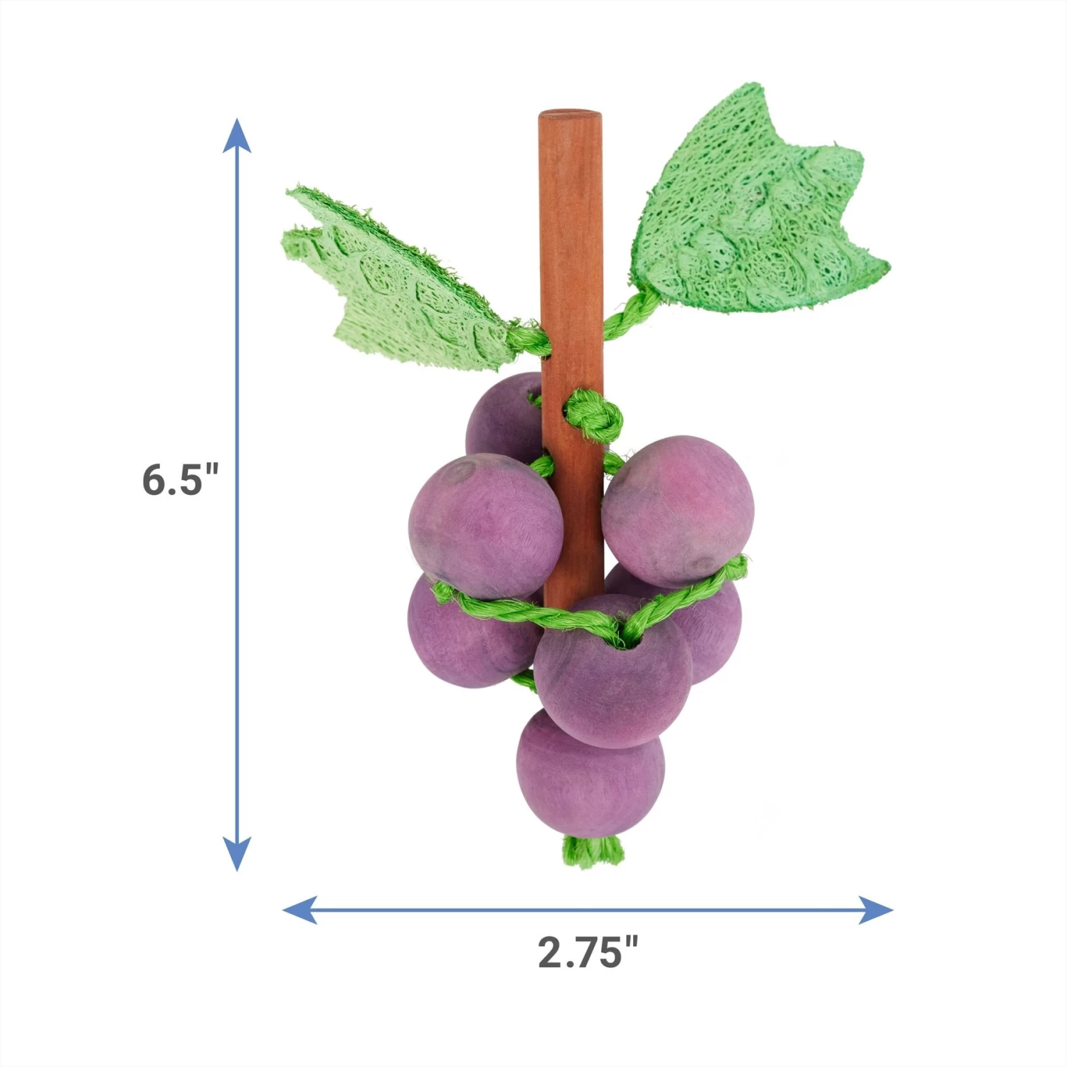 Frisco Wooden Grape Vine Small Pet Chew Toy - Image 2
