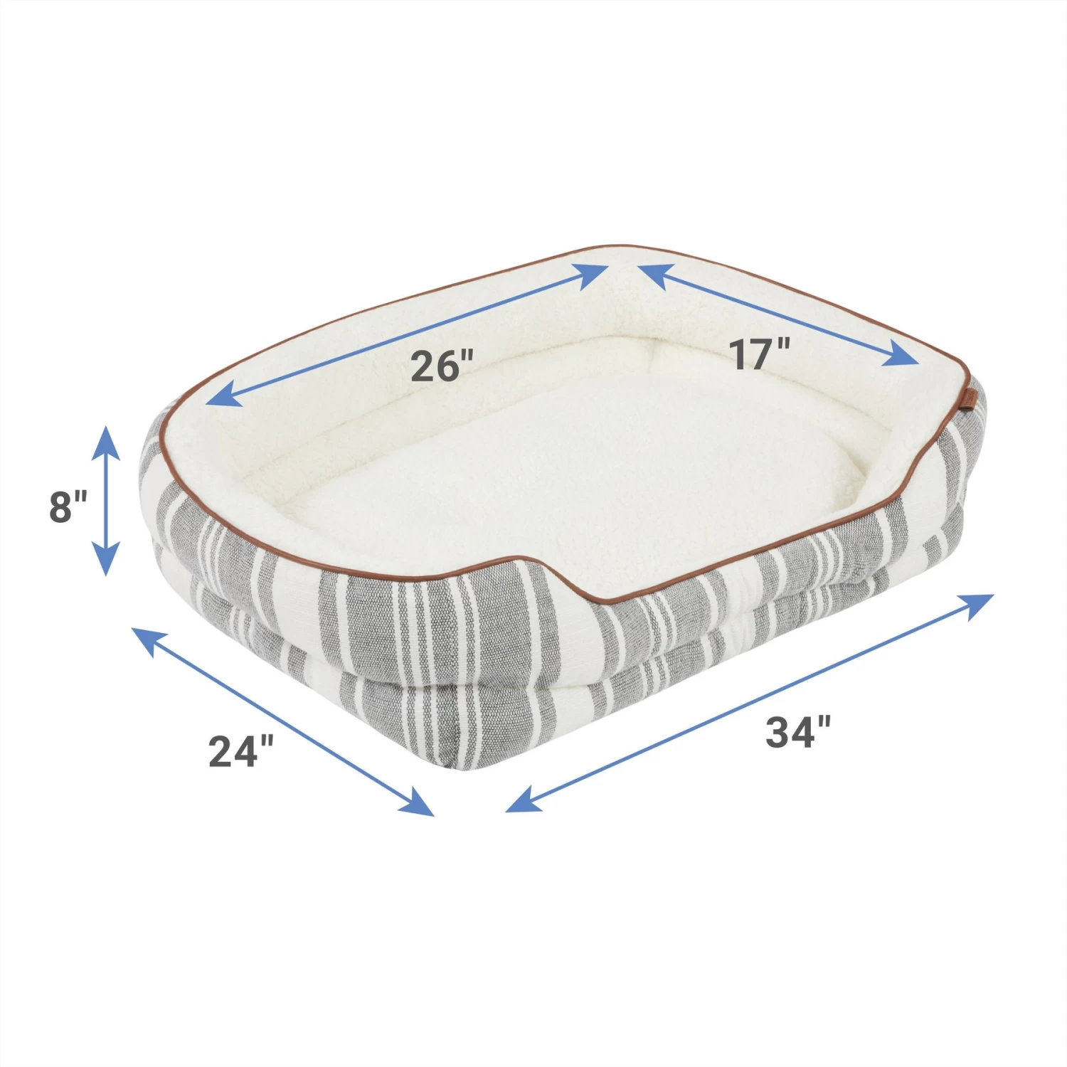 Frisco Farmhouse Double Bolster Dog & Cat Cuddler - Image 2