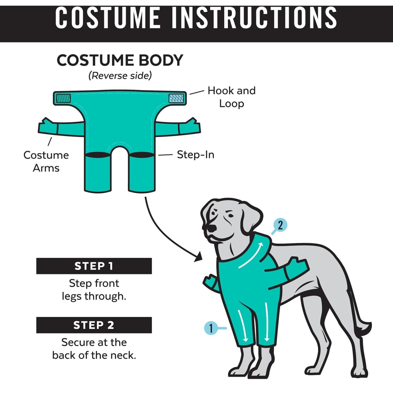 Frisco Front Walking Doctor Dog & Cat Costume - Image 3