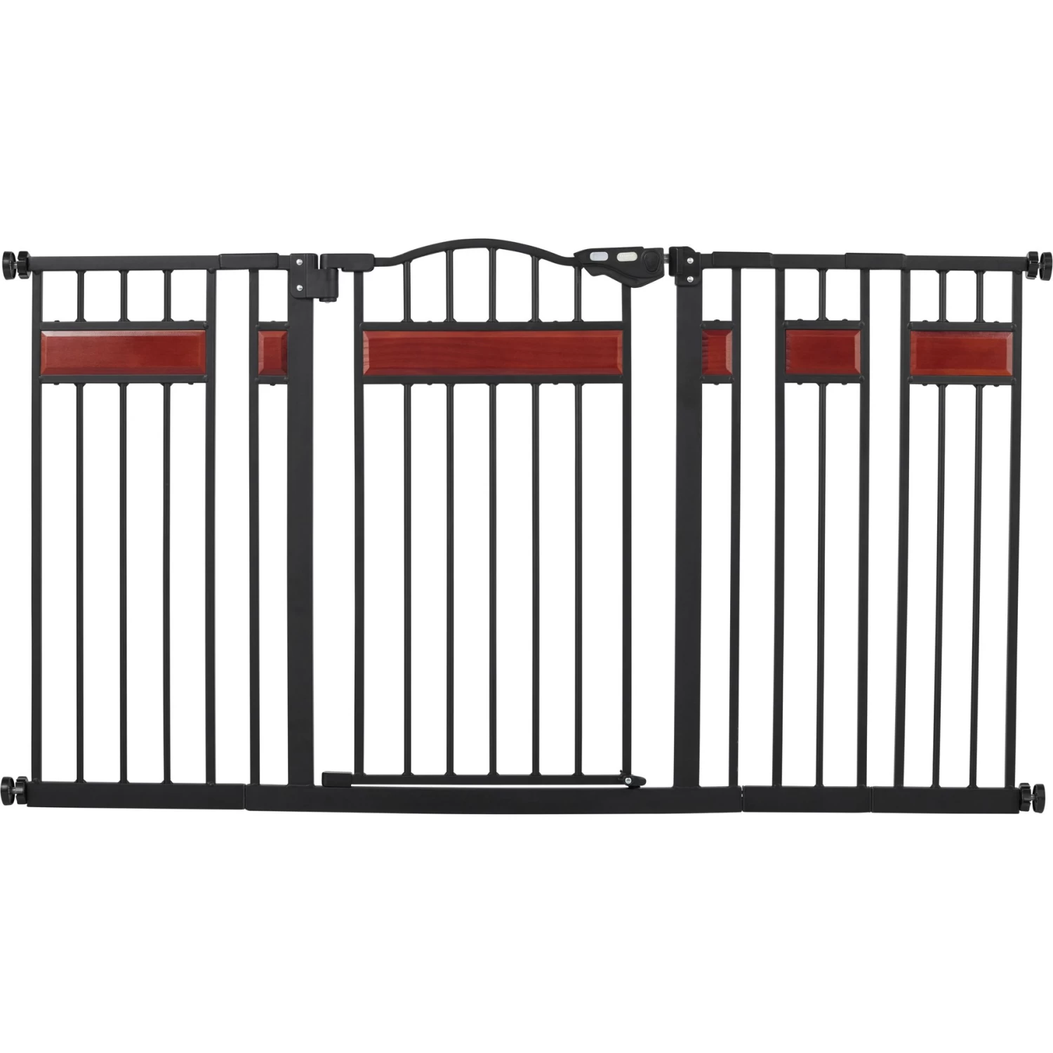 Frisco Wood Accents Extra Wide Auto-close Pet Gate, 30-in - Image 3