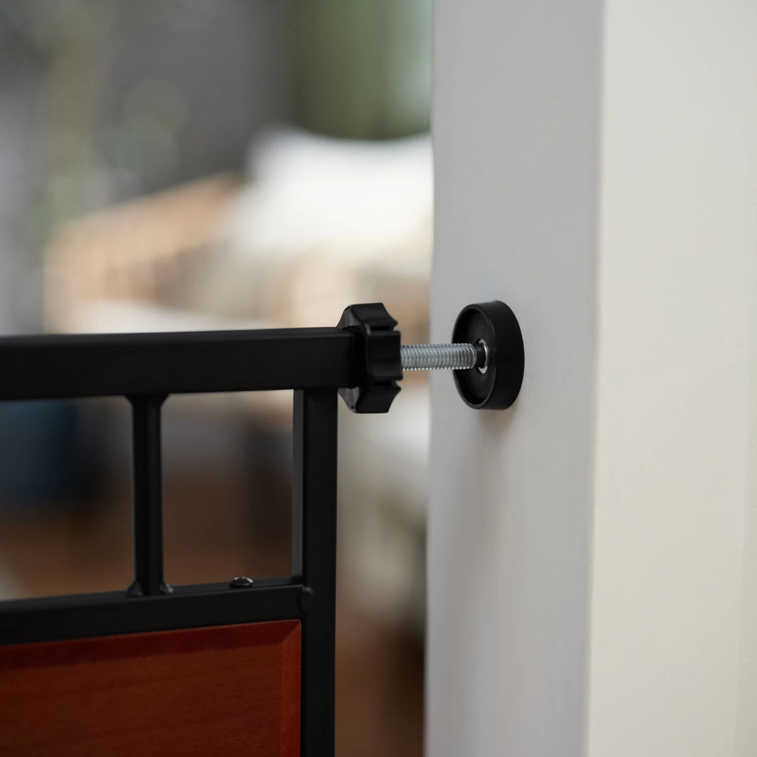 Frisco Wood Accents Extra Wide Auto-close Pet Gate, 30-in - Image 5