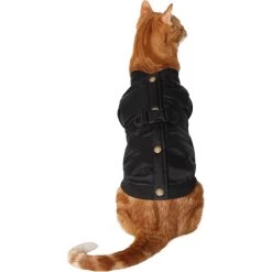 Frisco Lightweight Belted Puffer Dog & Cat Jacket