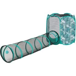 Frisco Mesh Outdoor Extra Tall Pop-up Cat Playpen & Tunnel