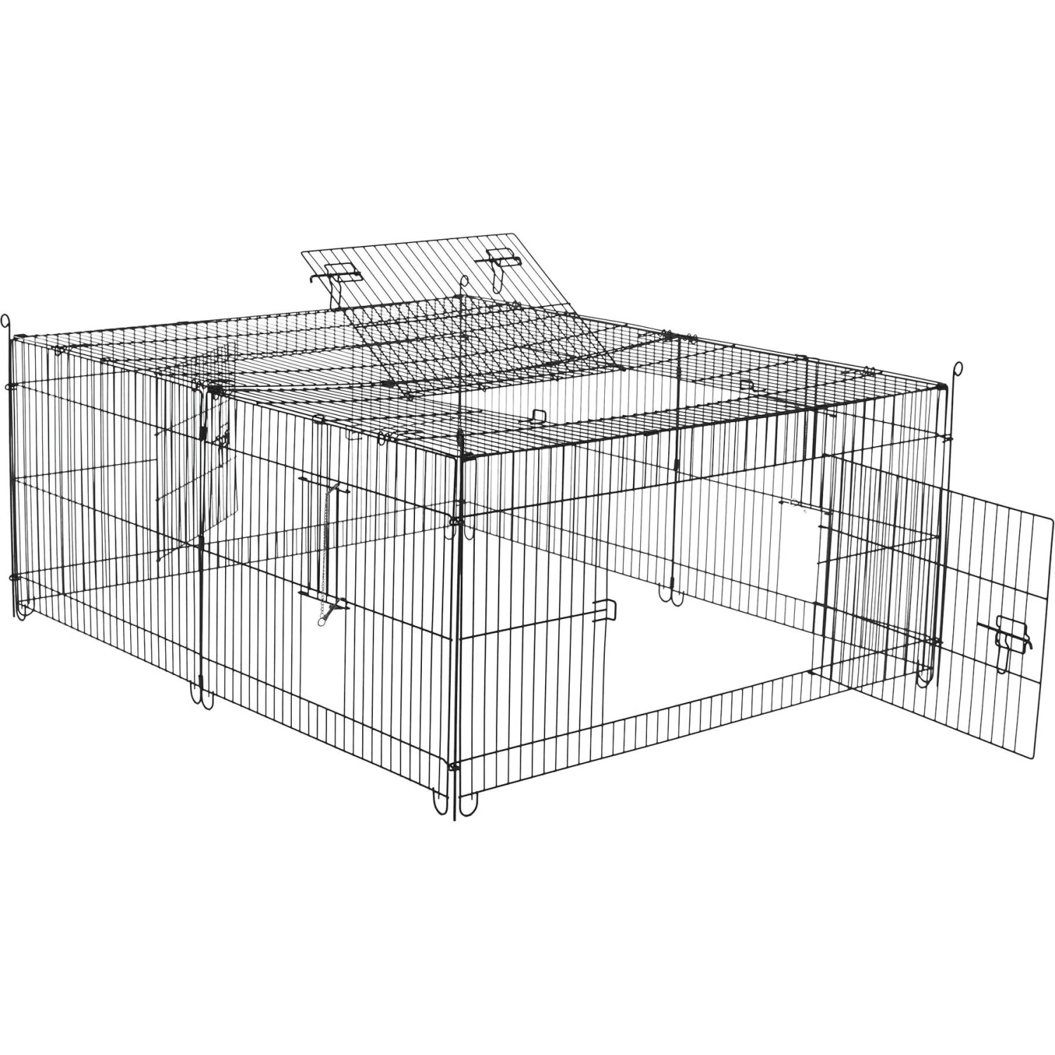 Frisco Portable Outdoor Small Pet Cage (with Cover) - Image 3