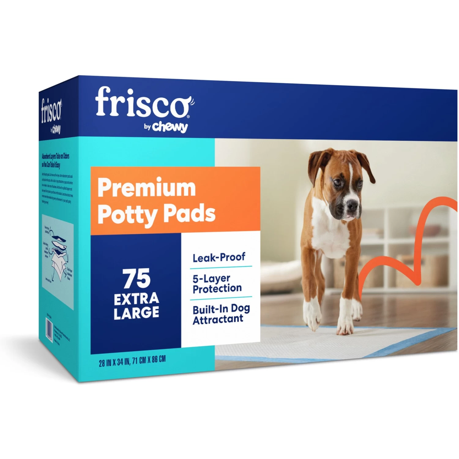 Frisco Premium Extra Large Dog Training & Potty Pads & American Journey Lamb Recipe Grain-Free Oven Baked Crunchy Biscuit Dog Treats - Image 2
