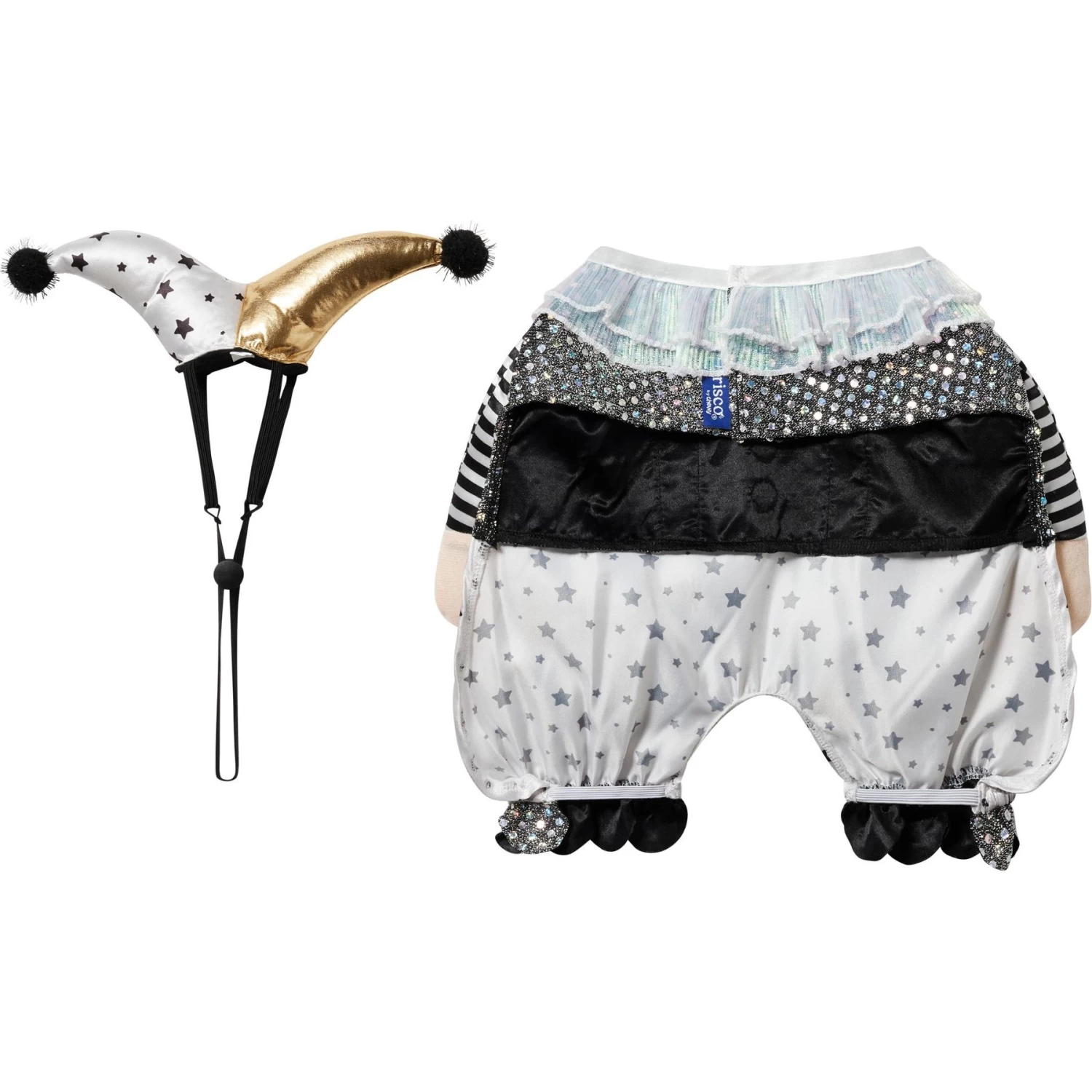 Frisco Front Walking Glitter Clown Dog & Cat Costume - Image 6