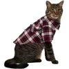 Frisco Red & Blue Plaid Dog & Cat Flannel Shirt