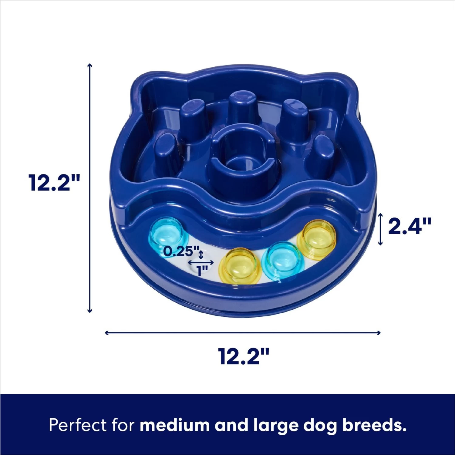 Frisco Interactive Dog Slow Feeder Bowl - Image 2