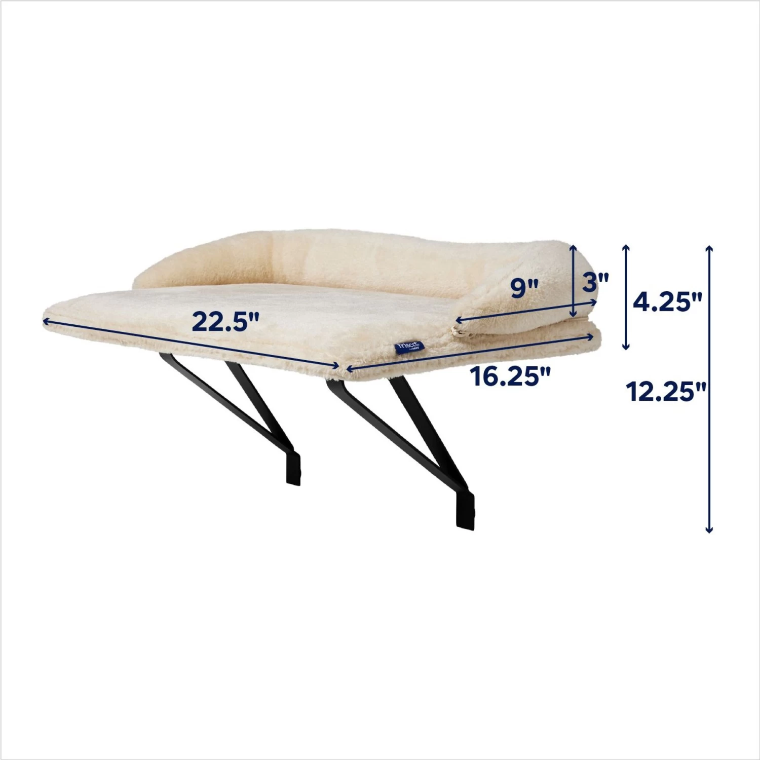 Frisco Plush Cat Window Perch With Removeable Bolster - Image 2