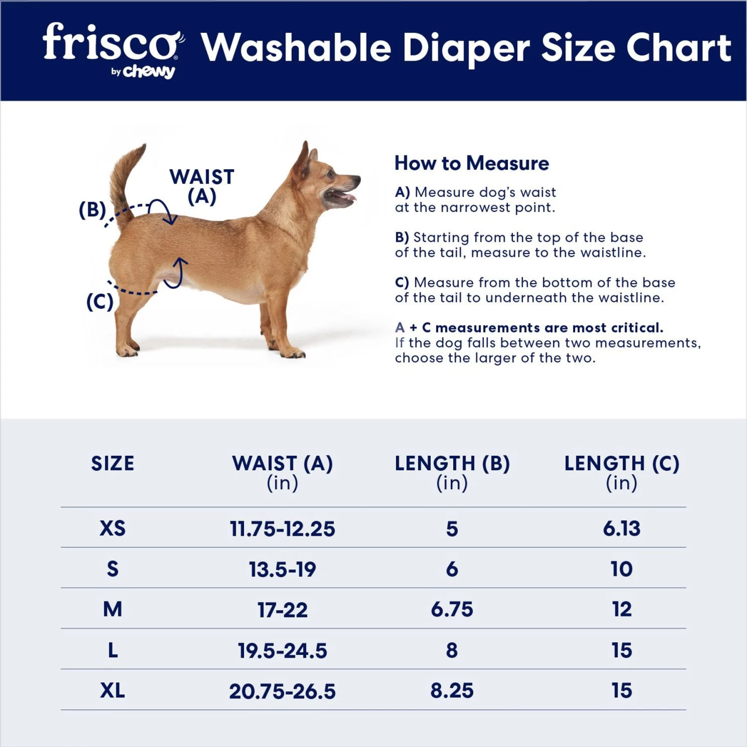 Frisco Washable Female Dog Diaper - Image 2