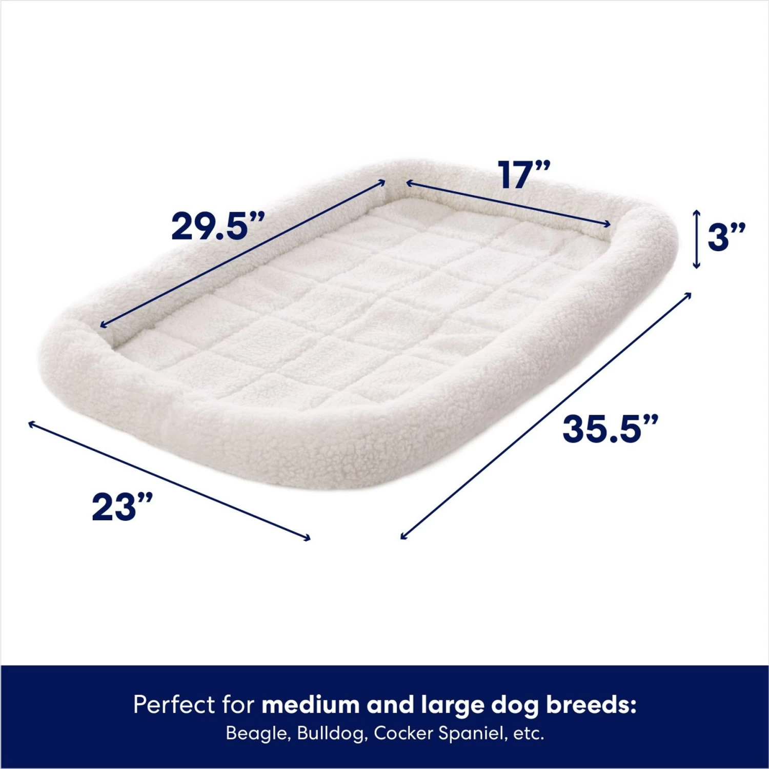Frisco Quilted Dog Crate Mat - Image 2