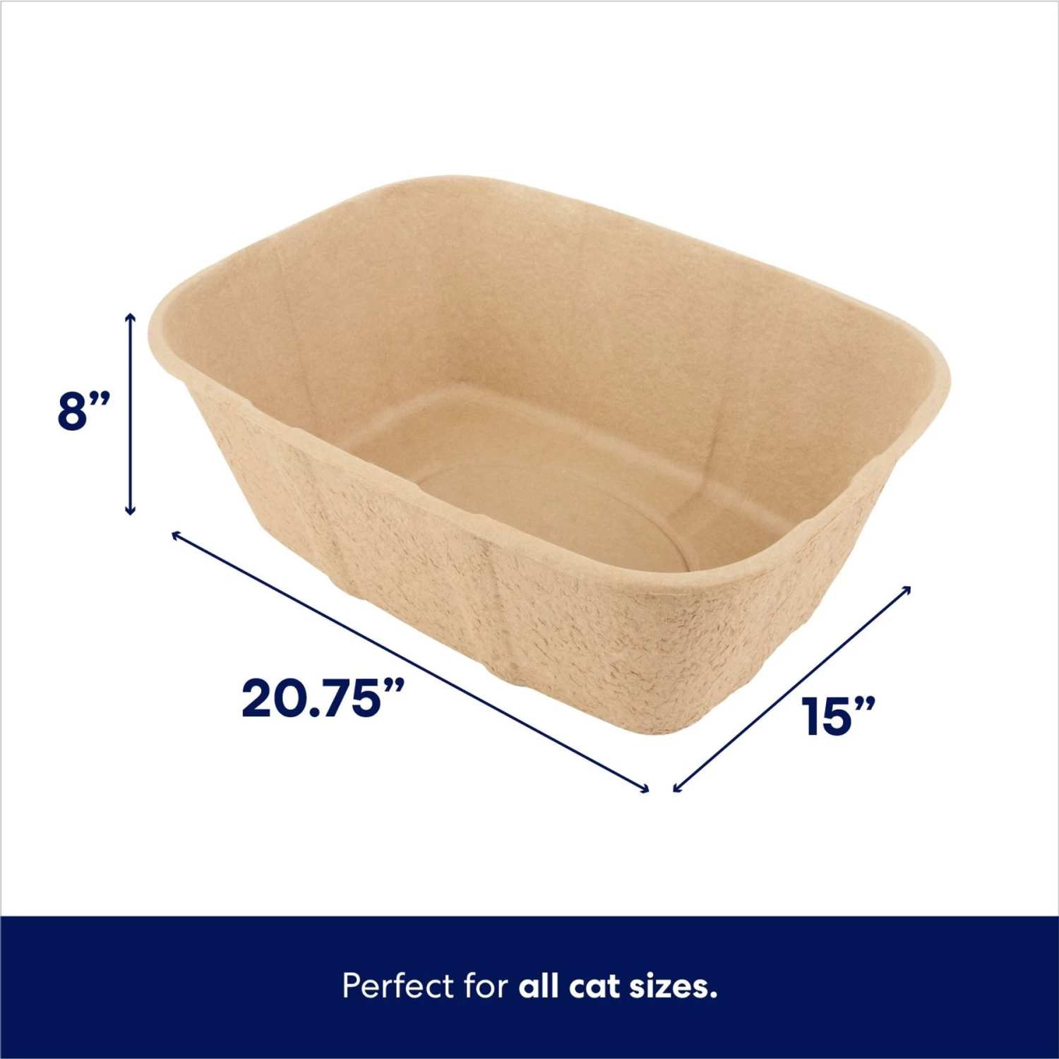 Frisco High-Sided Disposable Cat Litter Box - Image 2