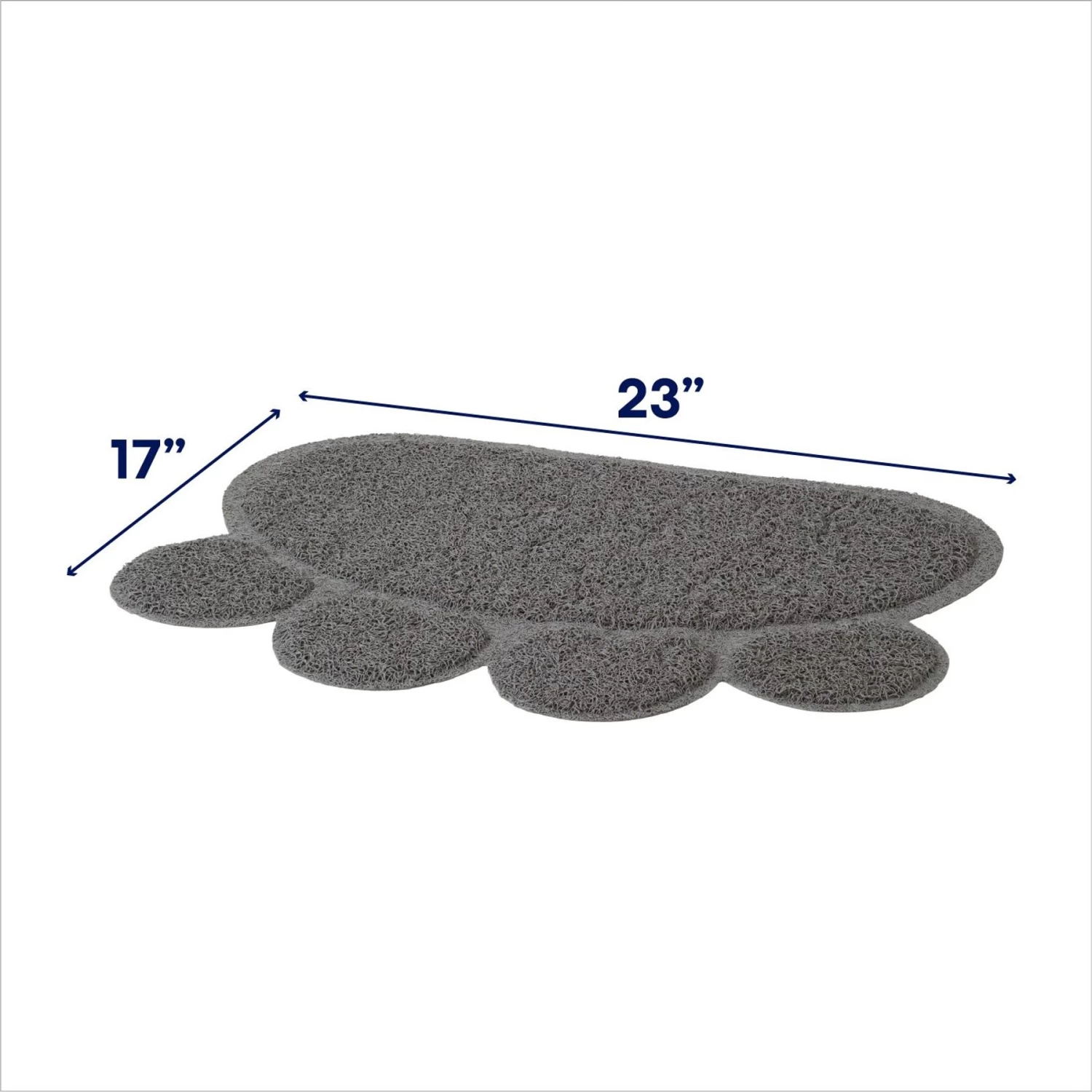 Van Ness Enclosed Cat Litter Pan & Frisco Paw Shaped Cat Litter Mat - Image 6
