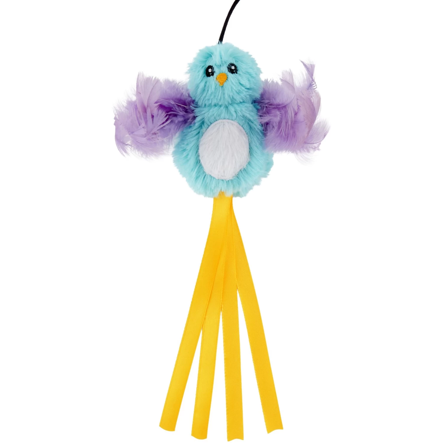 Frisco Colorful Springs Cat Toy & Frisco Bird With Feathers Teaser Wand Cat Toy With Catnip - Image 8